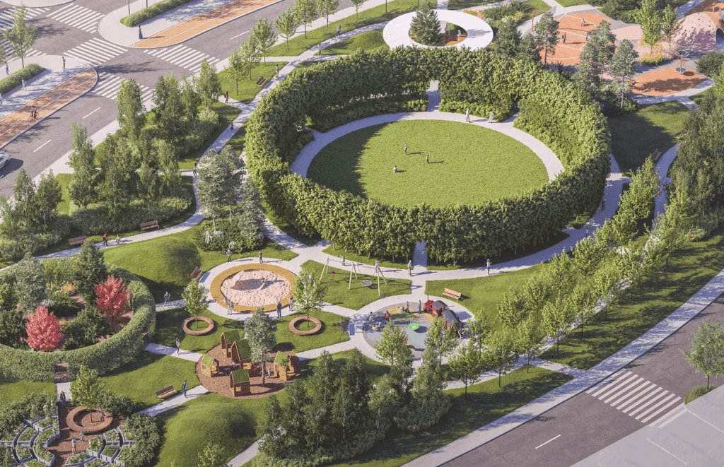 Компания Arteza разработала ландшафтную концепцию развития общественных зон города Доброград
